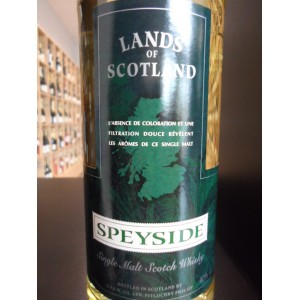 SPEYSIDE Lands of Scotland Single Malt scotch whisky 70cl 40%