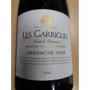 Grenache noir  "Les Garrigues" Grande Réserve rouge 2012 IGP Vallée du Torgan, Cave Mont Tauch